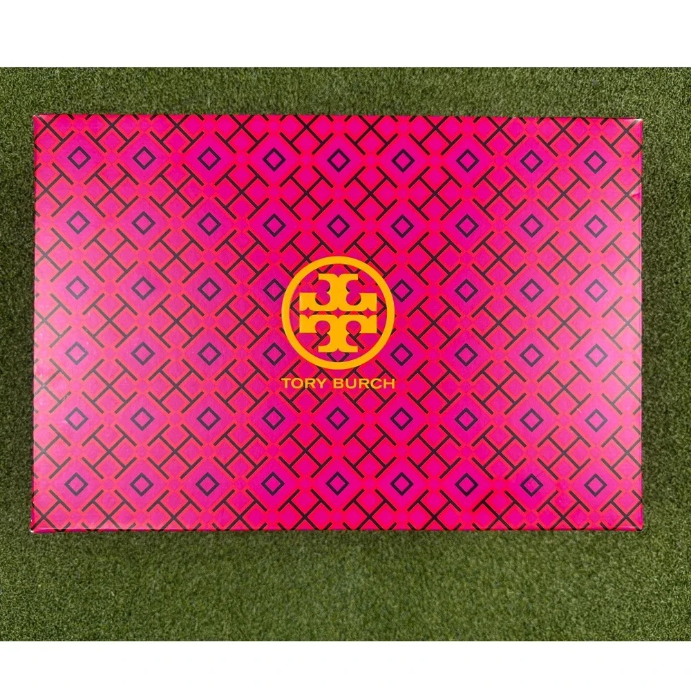 Tory Burch Shoe‎ Box Good Luck Trainer Size 7 Pink Orange